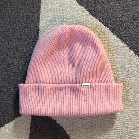 Madewell Accessories - New Madewell beanie hat millennial pink